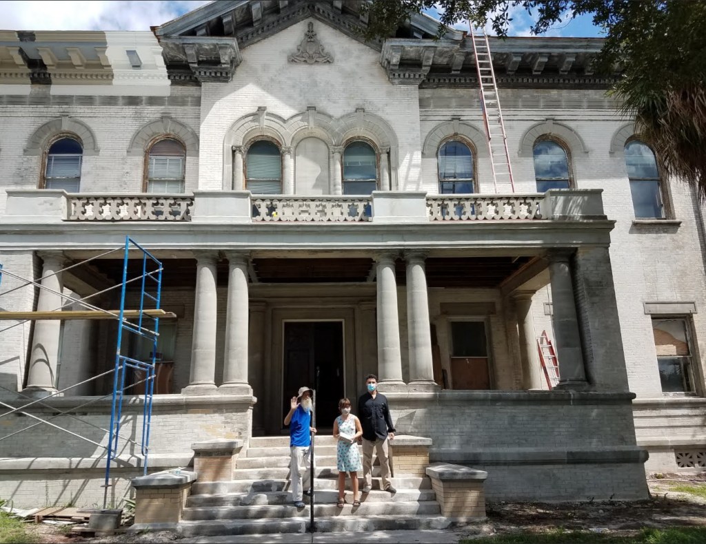 Restoration work on 1908 masonic lodge