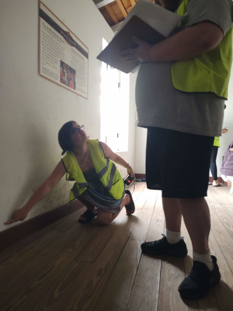 Working with University of Florida PISA lab on 1700s De Mesa Sanchez house